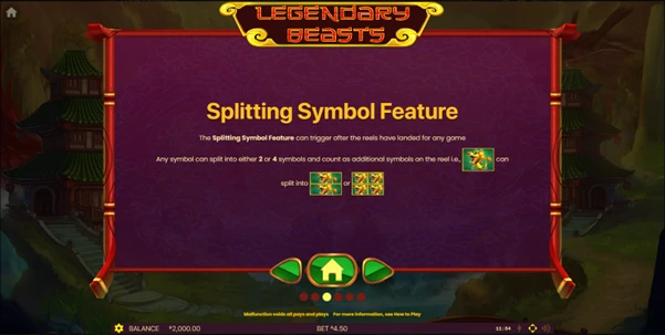 legendary beasts splitting symbols