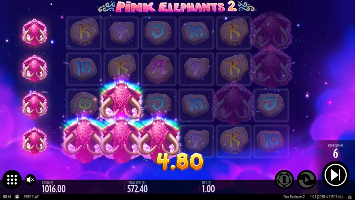 pink elephants 2 bonus game