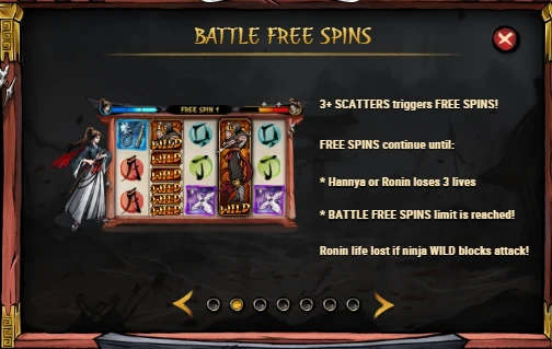 ronins honour free spins