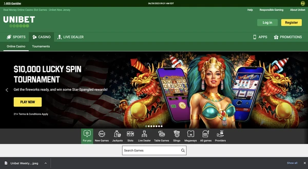 Unibet US Lobby