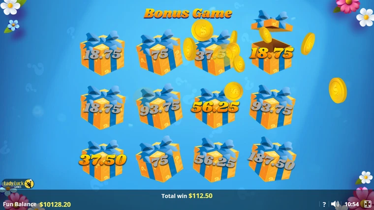 spinjoy society pick and win bonus game