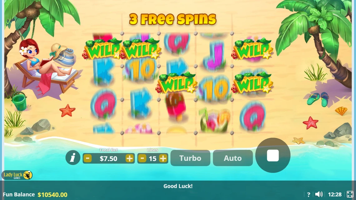 total summer bliss free spins