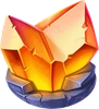 Crystal-Catcher orange gem