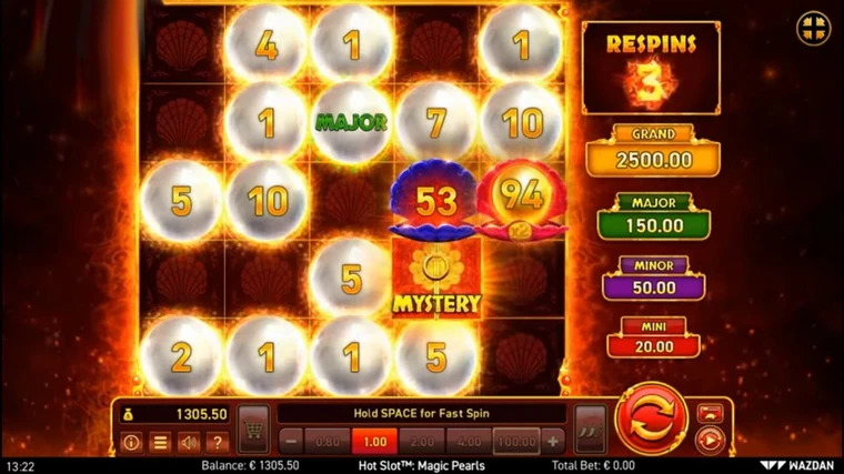 Hot Slot Magic Pearls - Hold the Jackpot (Wazdan) 1