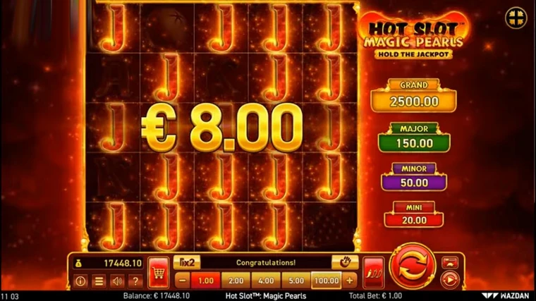 Hot Slot Magic Pearls - Hold the Jackpot (Wazdan) 3