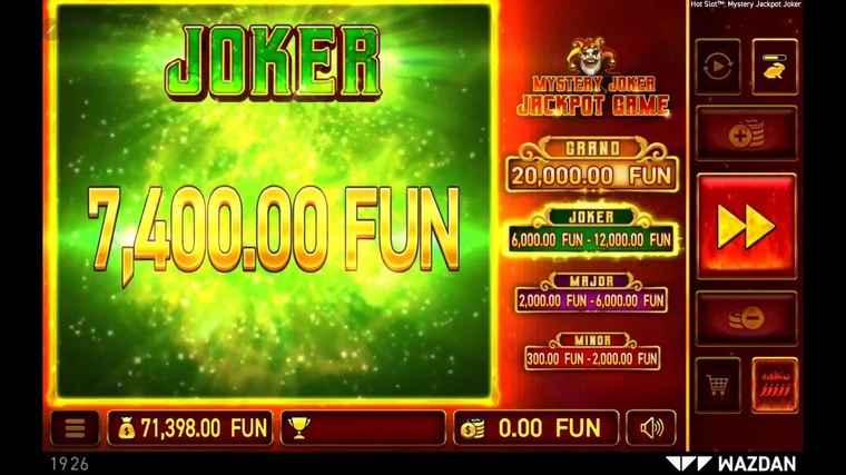 Hot Slot Mystery Jackpot Joker (Wazdan) 3