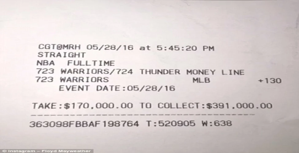 Mayweather Bet