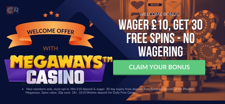 Megaways Casino Welcome Bonus