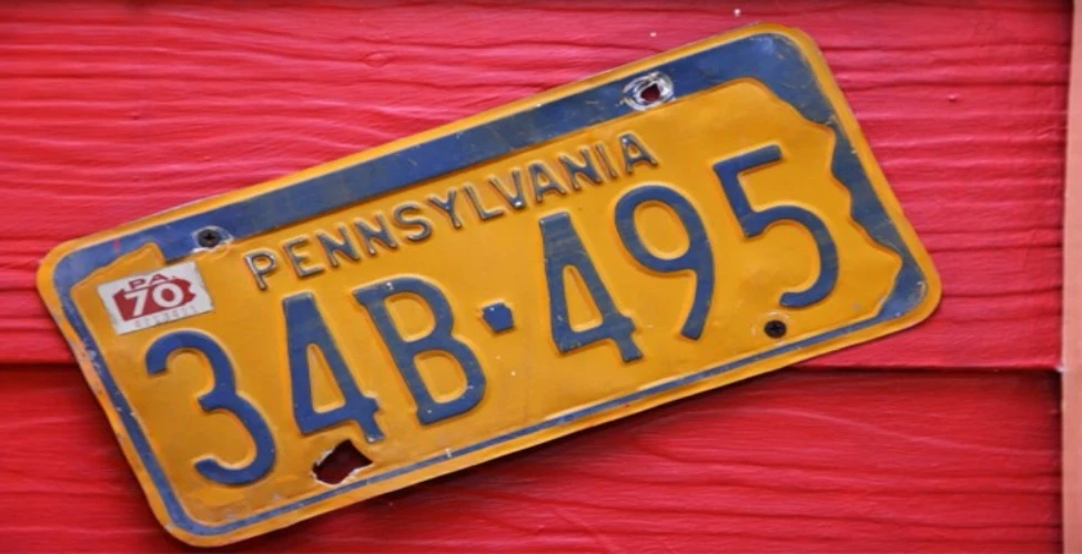 Pennsylvania plate