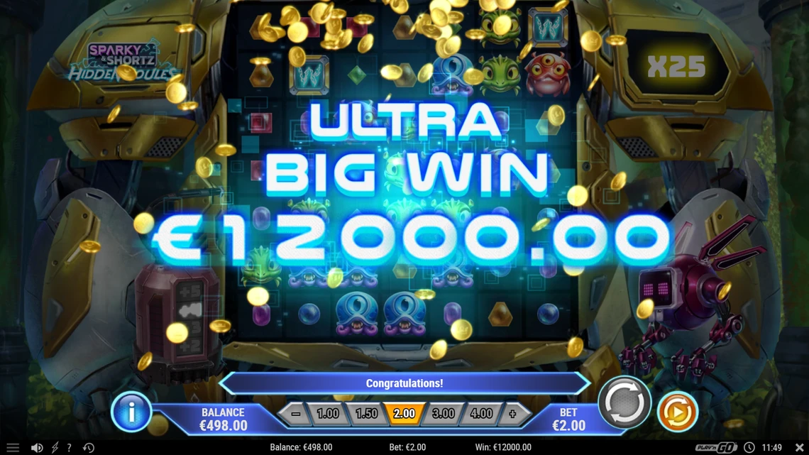 sparky and shortz hj ultra big win
