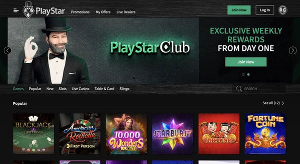 PlayStar Lobby