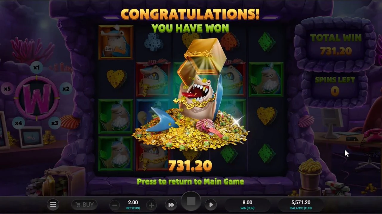 Shark Wash Slot by Relax Gaming