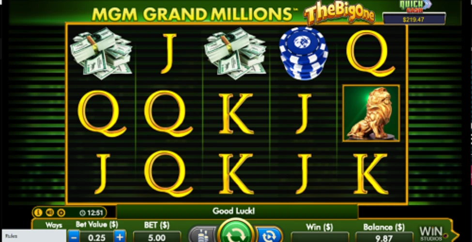 US - MGM Grand Millions Slot