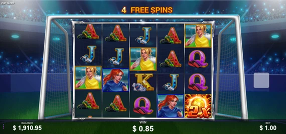 cup glory free spins