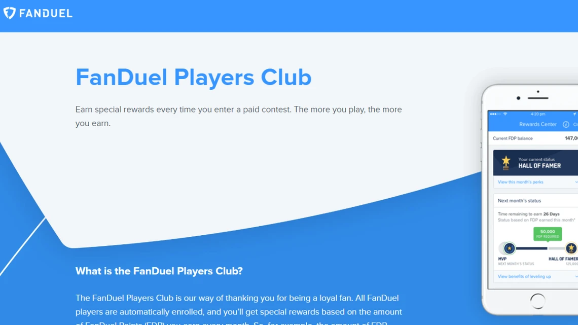 fanduel loyalty progam