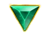 Dimond Cascade green triangle