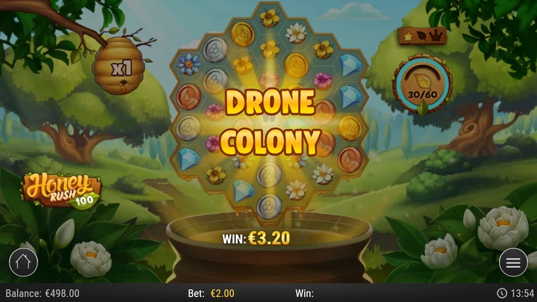 honey rush 100 drone colony