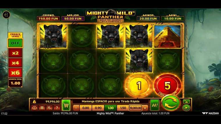 Mighty Wild Panther Hold the Jackpot (Wazdan) 1