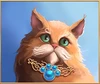 cuddles royal blue cat