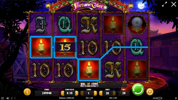 fortune teller winning combination