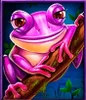 frogs and bugs purple frog