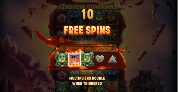 gemstone guardians free spins bonus unlocked