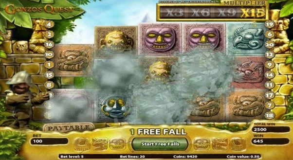 gonzos quest free spins