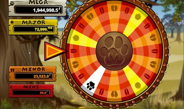 mega moolah jackpot wheel 3