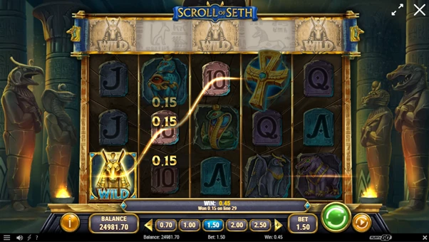 scroll of seth winning combination