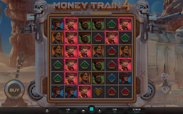 money train 4 base spins
