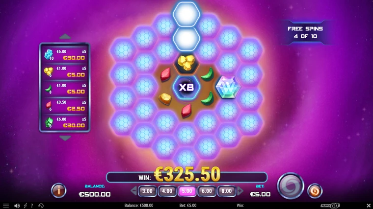 Diamond Vortex free spins bonus