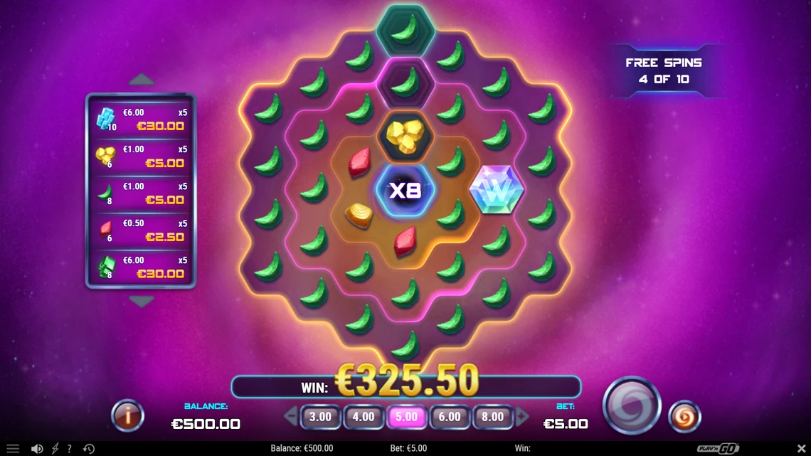 Diamond Vortex free spins