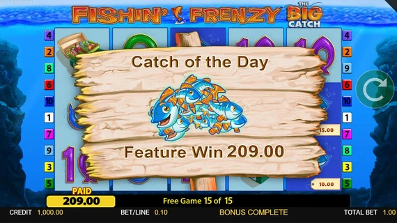 Fishin' Frenzy The Big Catch (Blueprint Gaming) 4