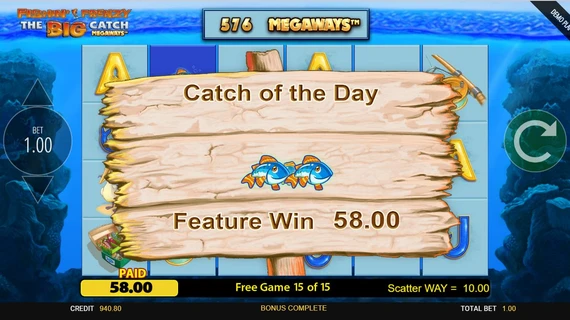 Fishin' Frenzy The Big Catch Megaways (Blueprint Gaming) 4
