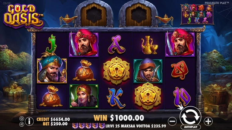 Gold Oasis free spins