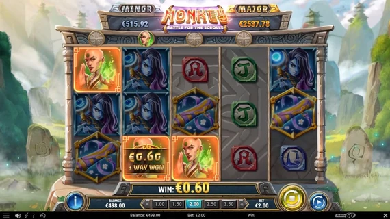 Monkey-Battle for the Scrolls (Play'n GO) 2