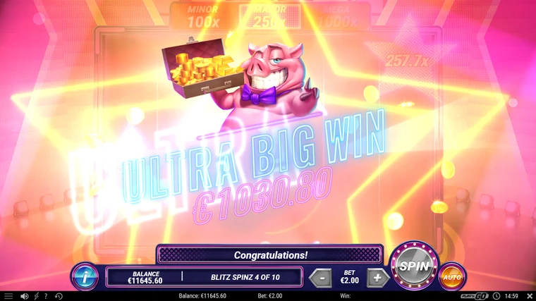 Piggy Blitz ultra big win