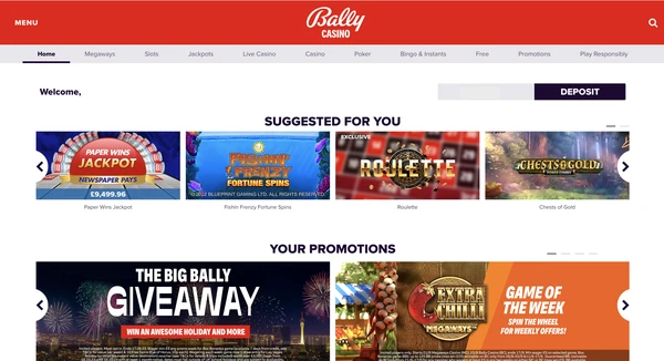 Bally Casino Lobby