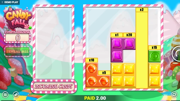 candy fall blocks removed
