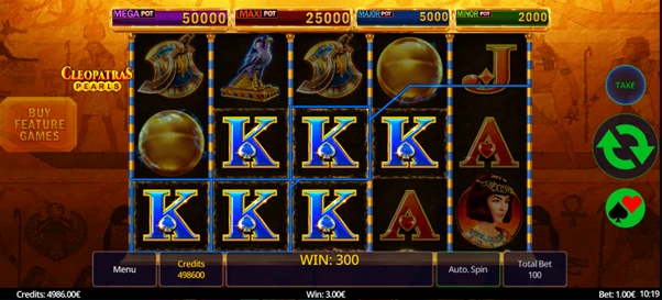 cleopatras pearls winning combination