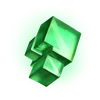 diamond vortex green crystal