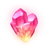 diamond vortex red crystal