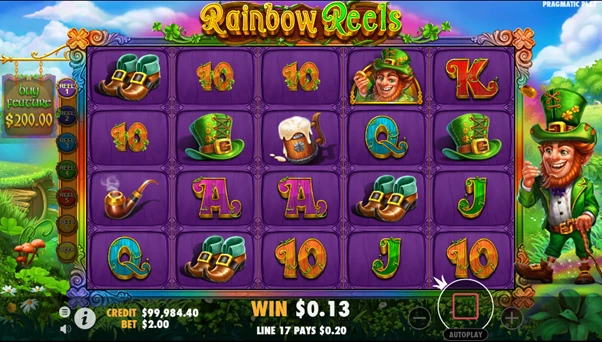 rainbow reels winning combination