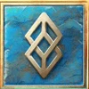 valhall gold blue emblem
