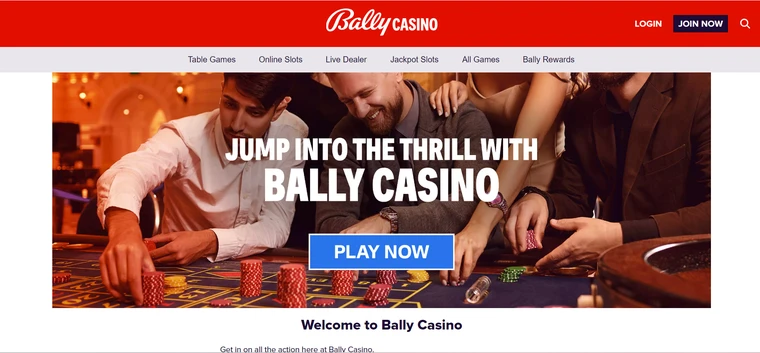 Bally's Homepage
