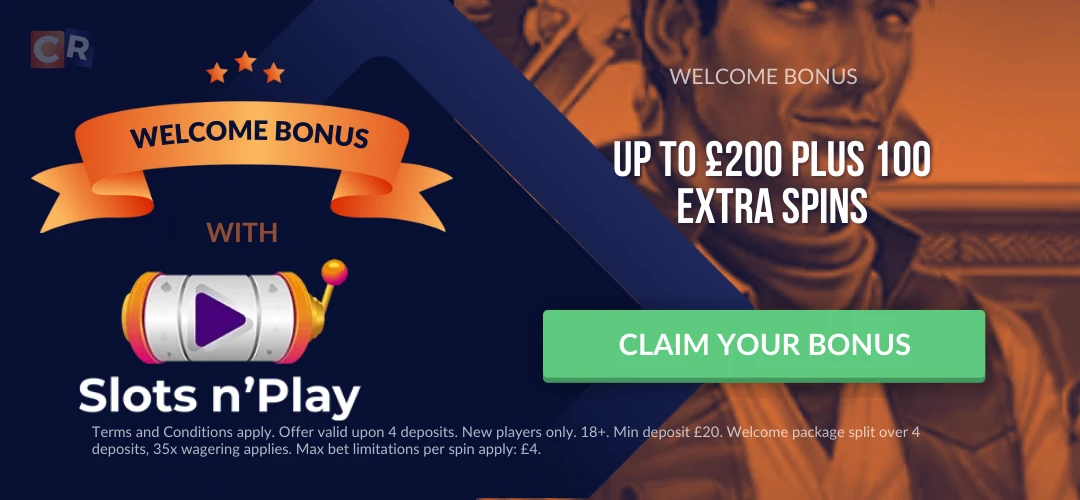 Slots n'Play Book of Dead Welcome Offer (1)