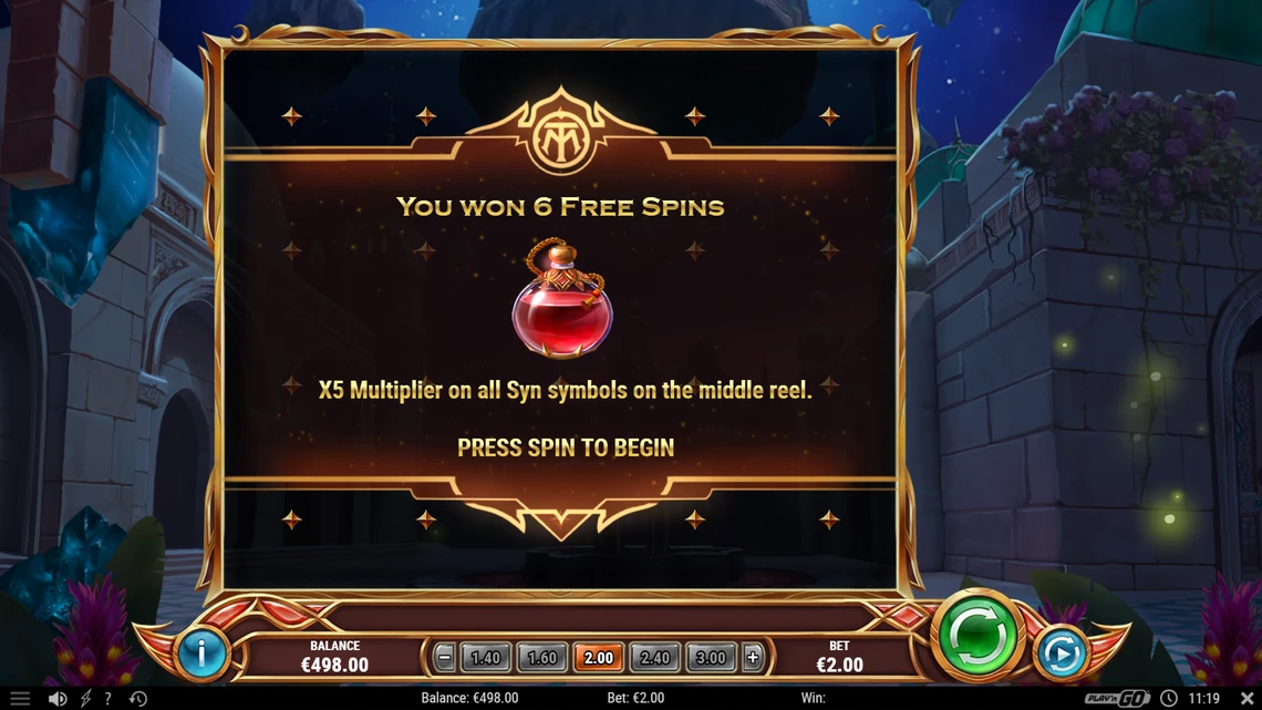 tales of mithrune syns fortune free spins unlocked