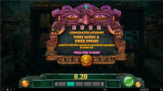 cat wilde and the incan quest free spins unlocked