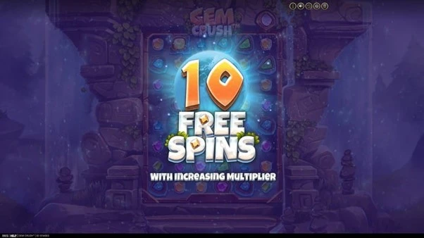 gem crush free spins unlocked