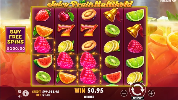juicy fruits multihold winning combination